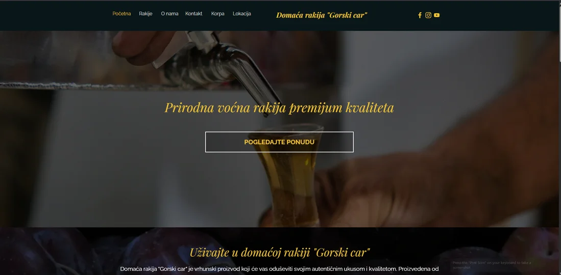 Mreža proizvoda modne prodavnice sa filterima