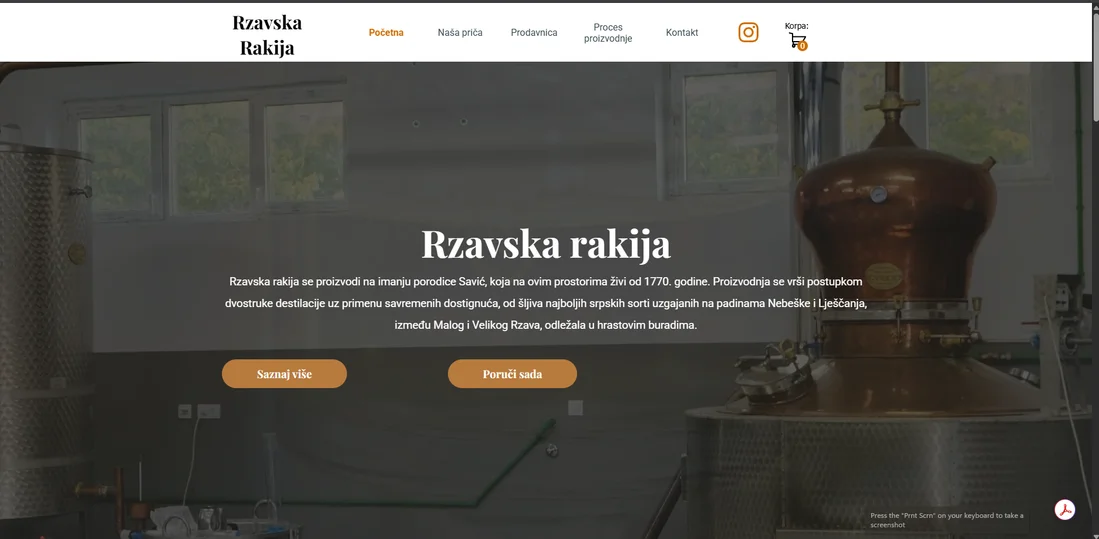 Mreža proizvoda modne prodavnice sa filterima